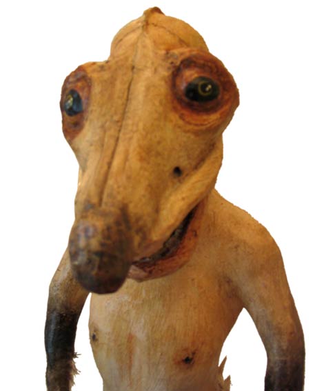 Sculpture chimère — vue de profil